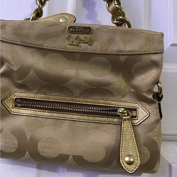 Coach Gold Chain Clutch - Picture 4 of 7